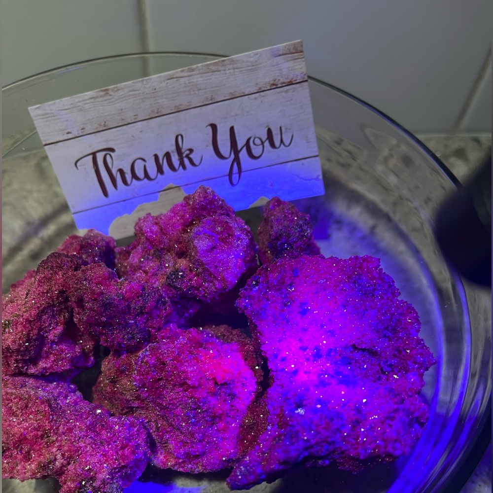 Raw Ruby with UV Flashlight - Picture 7 of 10